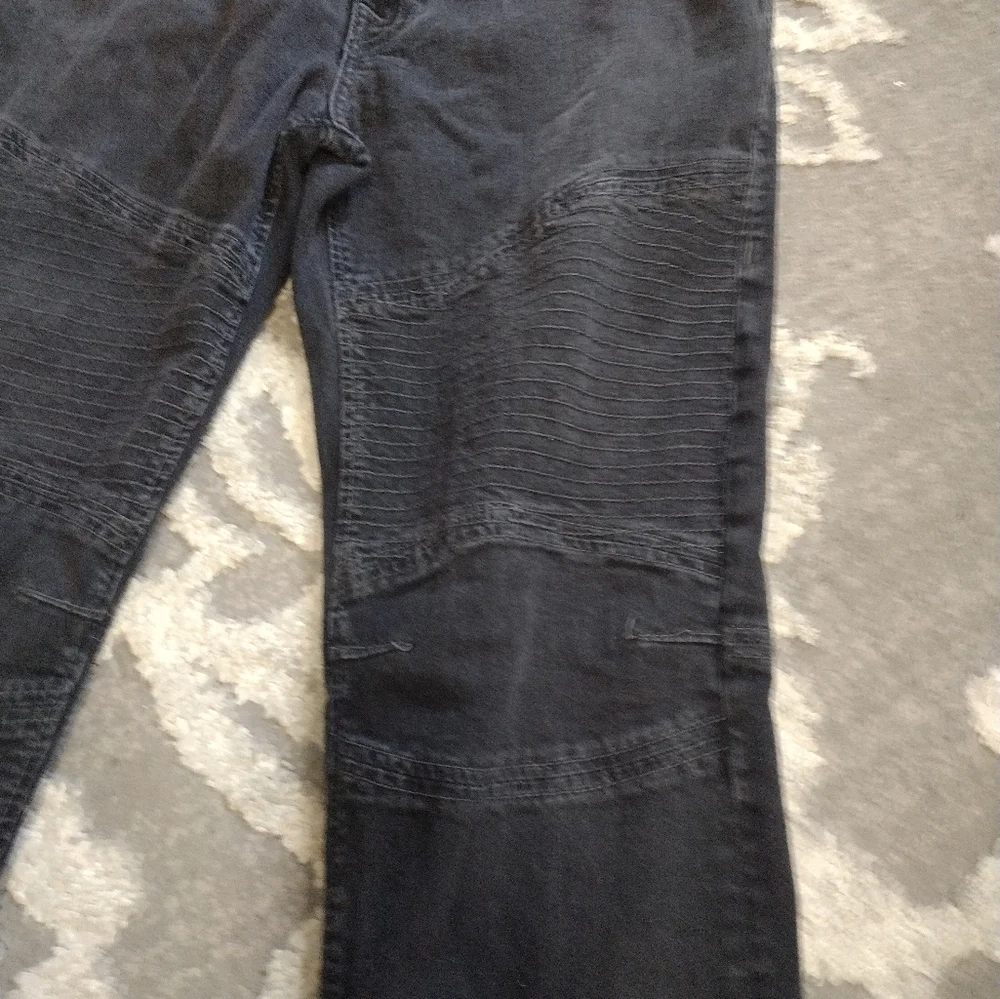 True Religion Moto Skinny black jeans